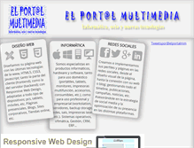 Tablet Screenshot of elportalmultimedia.com